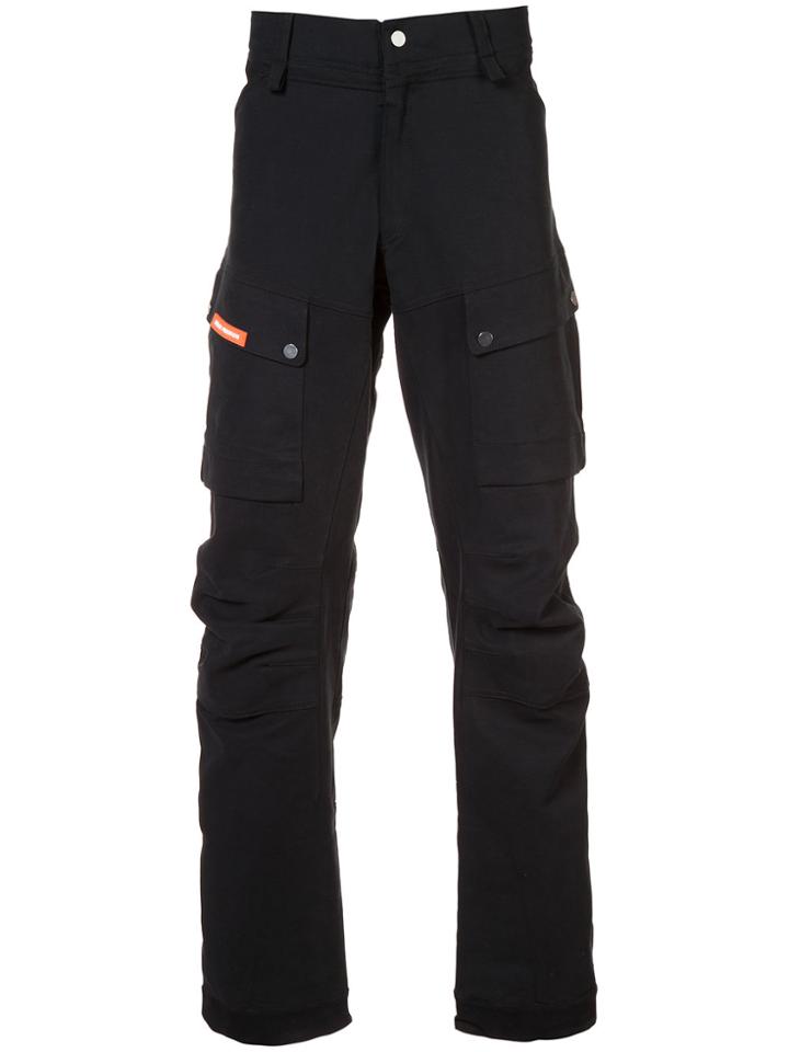Baja East Velvet Tapered Trousers - Blue