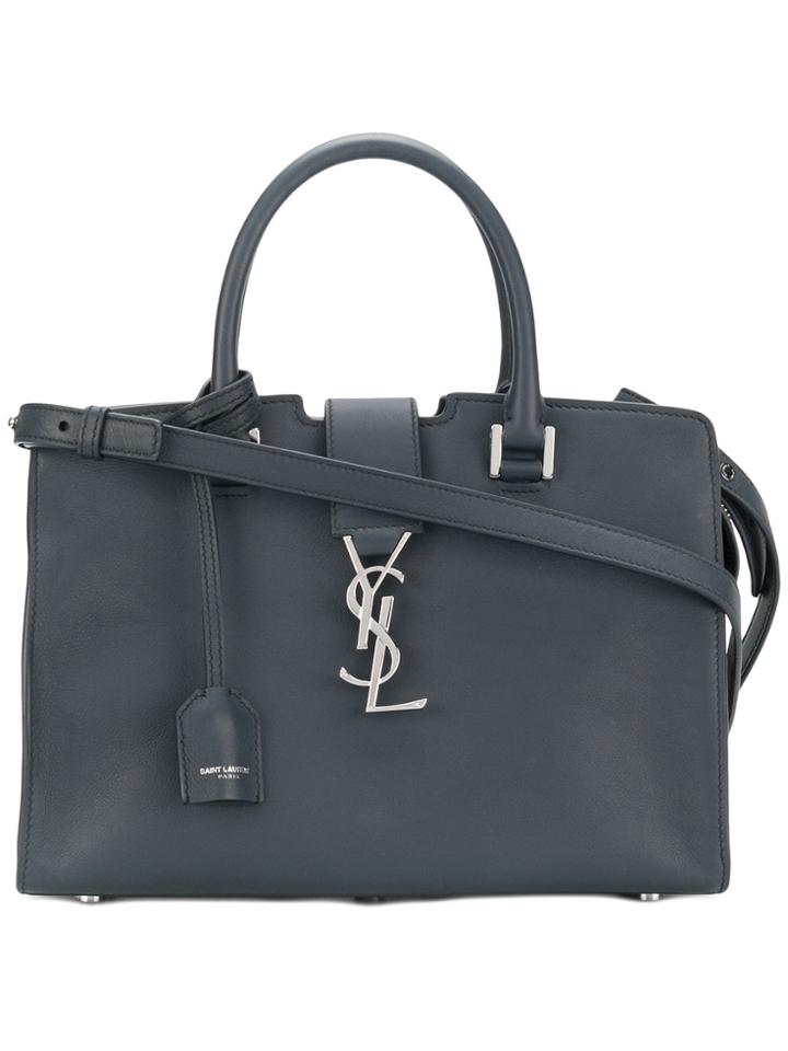 Saint Laurent Baby Cabas Tote Bag - Blue