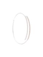 Mattia Cielo 18kt White Gold Two Row Diamond Cuff - Silver