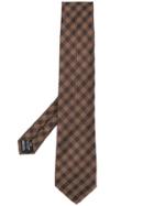 Tom Ford Check Tie - Brown