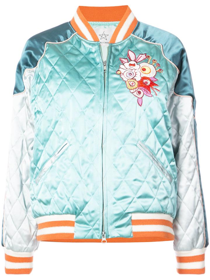 Tsumori Chisato Quilted Bomber Jacket - Multicolour