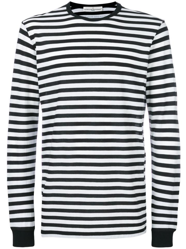 Golden Goose Deluxe Brand Striped Long Sleeve T-shirt - Black