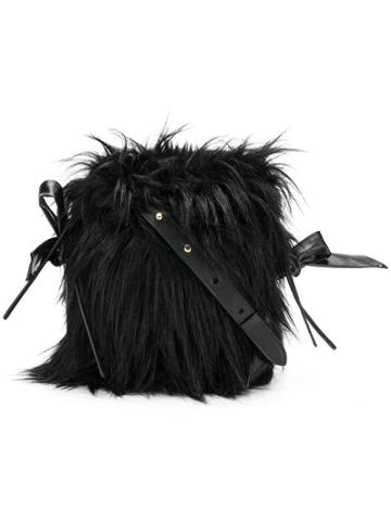 Simone Rocha Simone Rocha Pch130253 Black Leather/fur/exotic