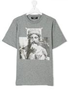 Neil Barrett Kids Printed T-shirt - Grey