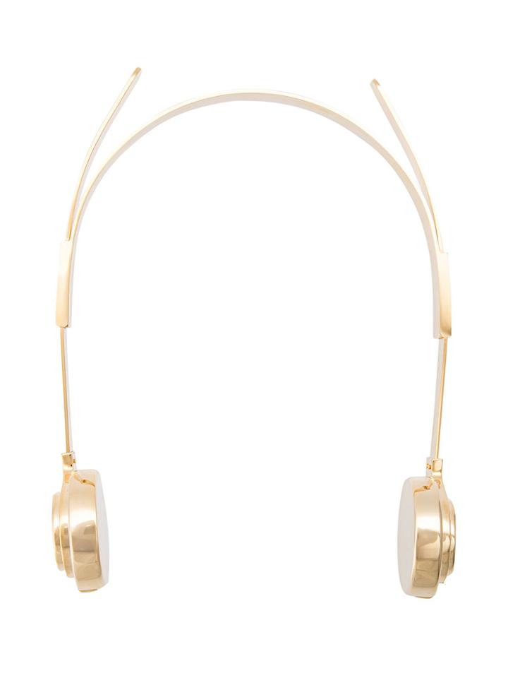 Ambush Headphones Choker - Yellow & Orange