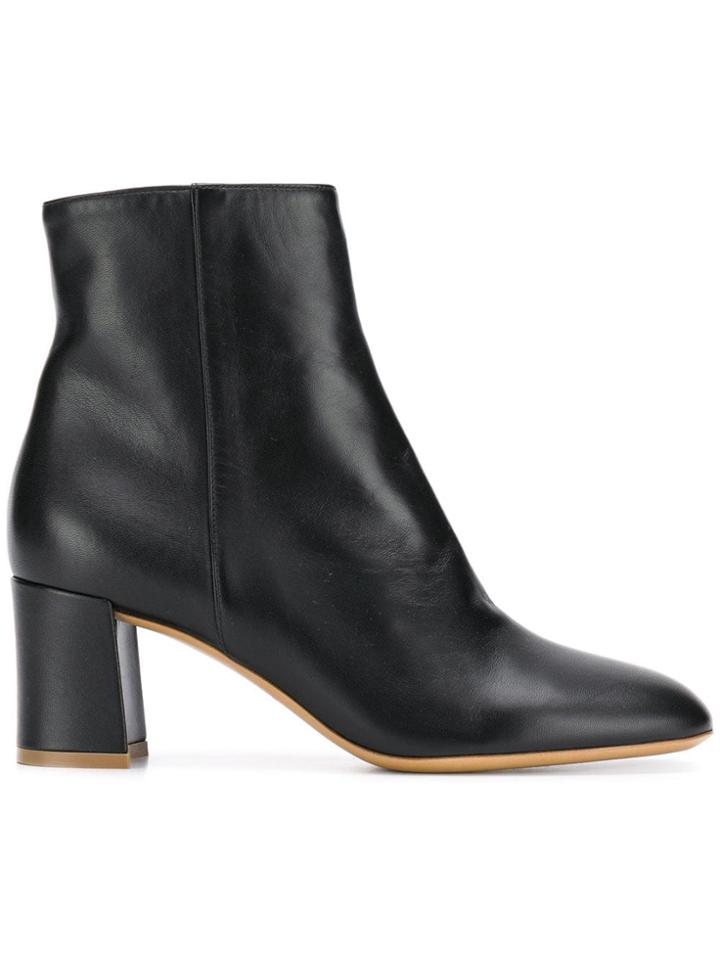 Mansur Gavriel Heeled Ankle Boots - Black