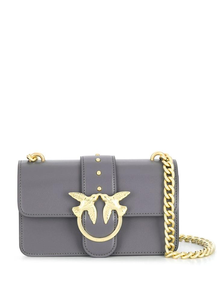 Pinko Mini Love Simply 2 Crossbody - Grey
