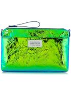 Maison Margiela Crinkled Neon Clutch - Blue