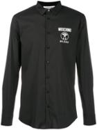Moschino Contrasting Logo Print Shirt - Black