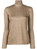 Rokh Jersey Turtleneck Top - Yellow