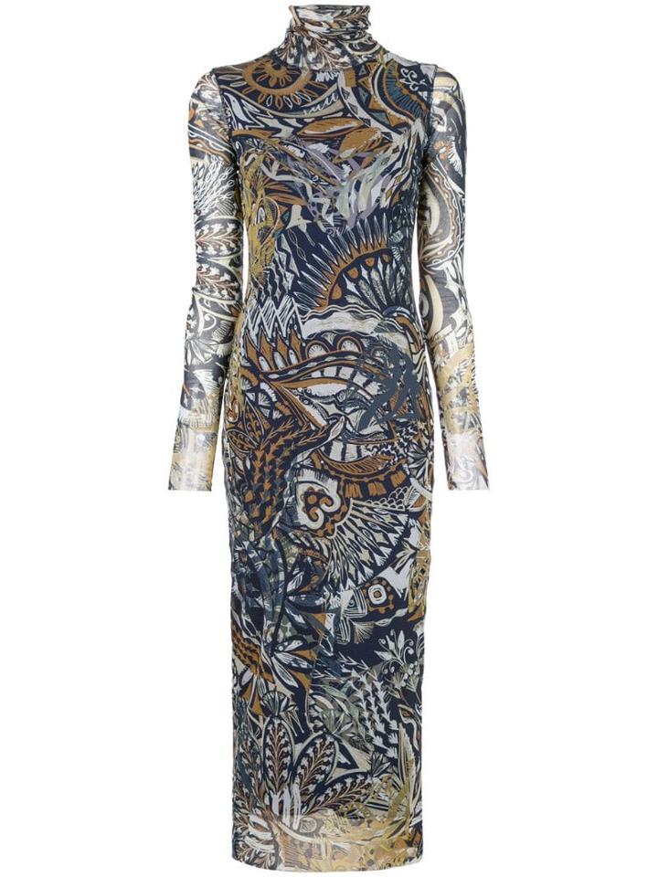 Fuzzi Avio Dress - Blue