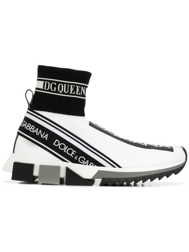 Dolce & Gabbana Classic Sock-sneakers - White