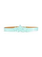 Elisabetta Franchi La Mia Bambina Star Pattern Belt - Blue