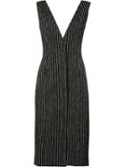 Protagonist Striped Dress, Women's, Size: 4, Black, Silk/cotton/viscose
