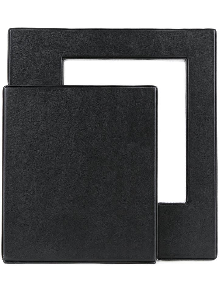 Lamat - Mini Dark Cube Bag - Women - Wood/calf Leather - One Size, Black, Wood/calf Leather