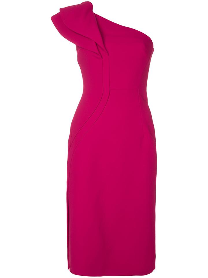 Antonio Berardi One-shoulder Fitted Dress - Pink & Purple