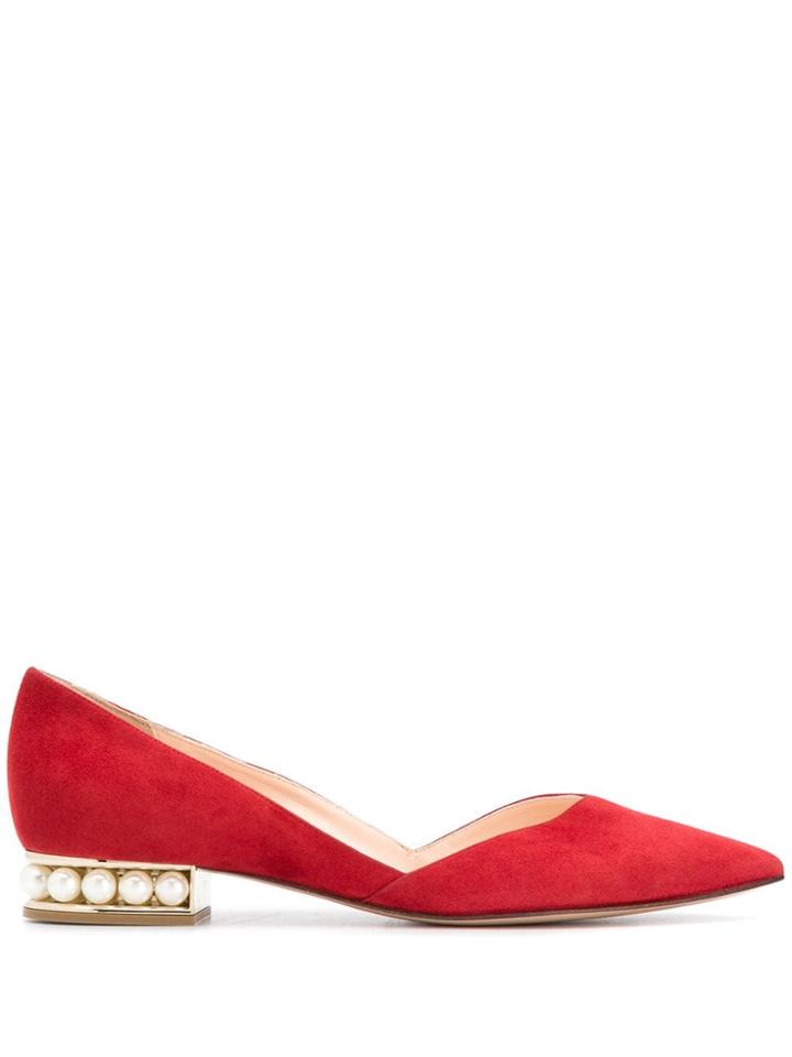 Nicholas Kirkwood Casati D'orsay Ballerinas - Red