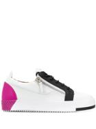 Giuseppe Zanotti Side Zipped Sneakers - White