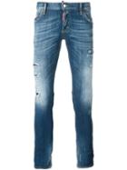 Dsquared2 Sexy Bootcut Jeans, Men's, Size: 48, Blue, Cotton/spandex/elastane/cotton