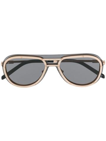 Hublot Eyewear Hublot X Italia Independent I-i Mod Sunglasses - Gold