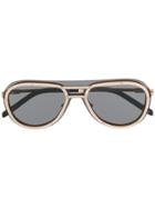 Hublot Eyewear Hublot X Italia Independent I-i Mod Sunglasses - Gold