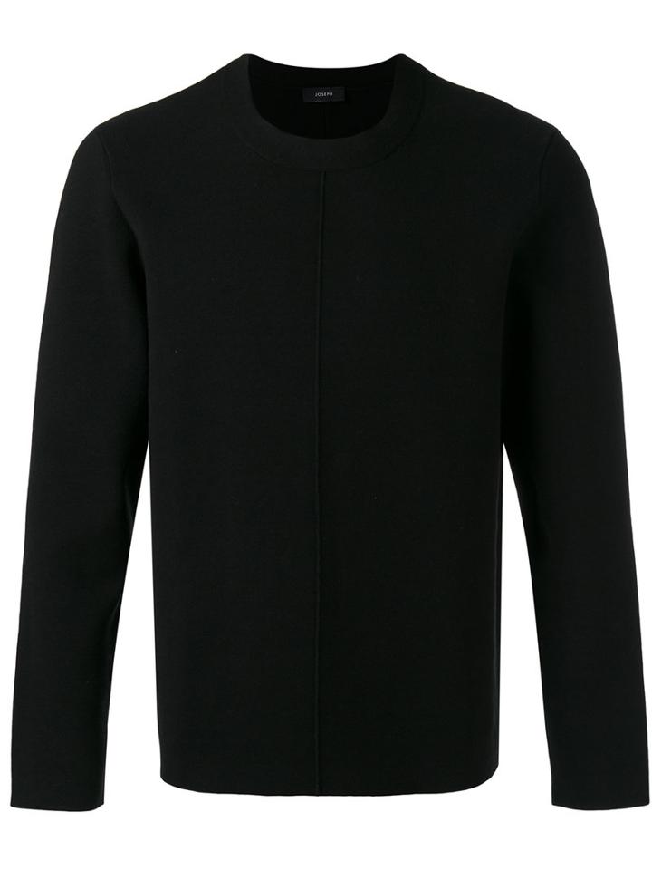 Joseph - Luis Jumper - Men - Cotton/polyamide/spandex/elastane/wool - L, Black, Cotton/polyamide/spandex/elastane/wool