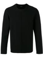 Joseph - Luis Jumper - Men - Cotton/polyamide/spandex/elastane/wool - L, Black, Cotton/polyamide/spandex/elastane/wool