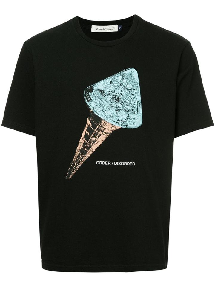 Undercover 'order/disorder' Print T-shirt - Black