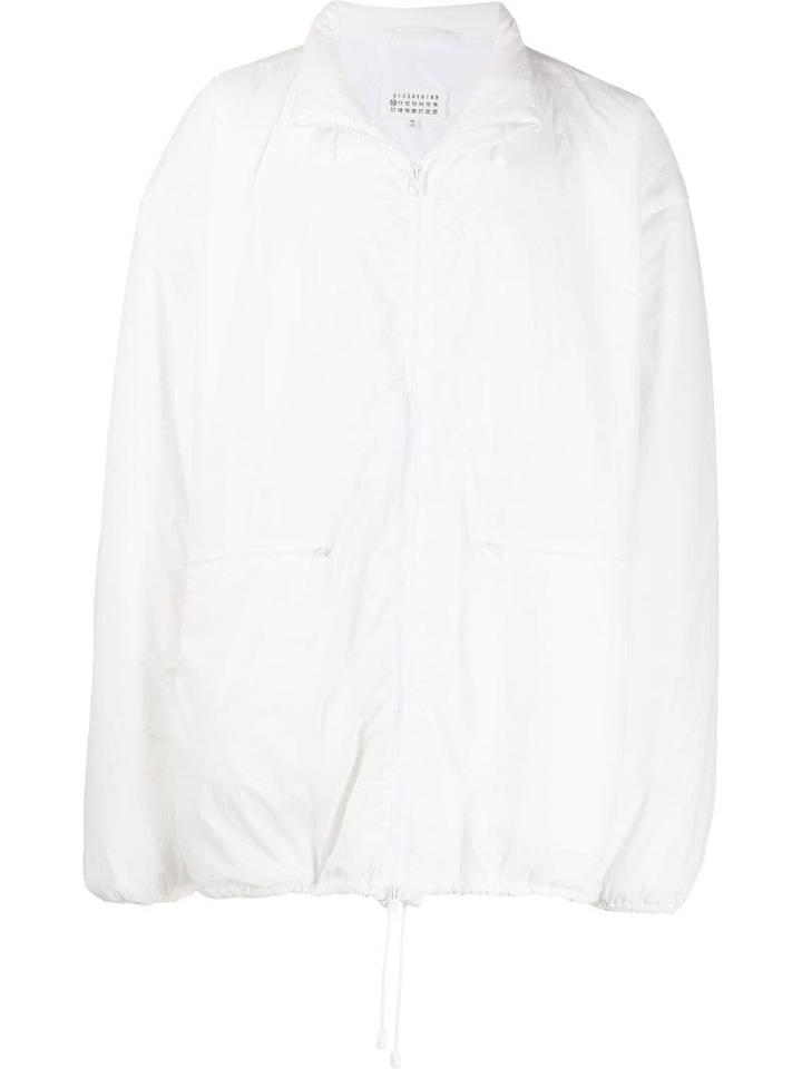 Maison Margiela Oversized Windbreaker Jacket - White