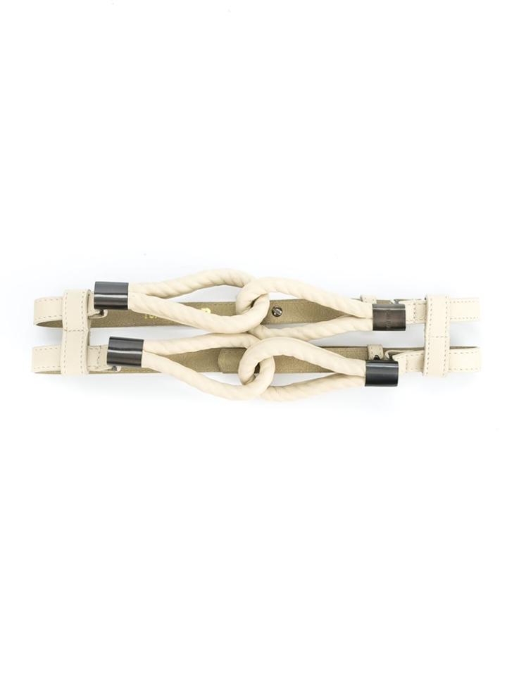 Tufi Duek Rope Belt - White