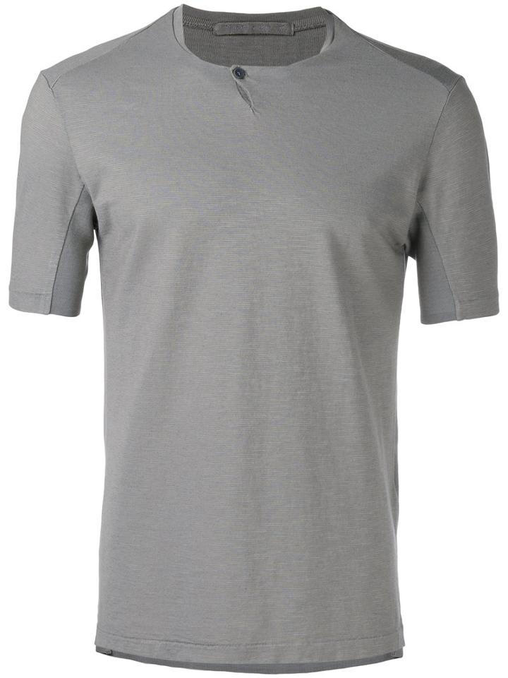 Transit Plain T-shirt, Men's, Size: 48, Grey, Cotton/linen/flax