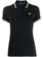Fred Perry Embroidered Logo Polo Shirt - Black