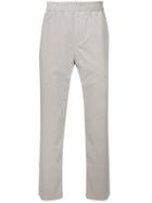 Estnation Ribbed Detail Trousers - Grey