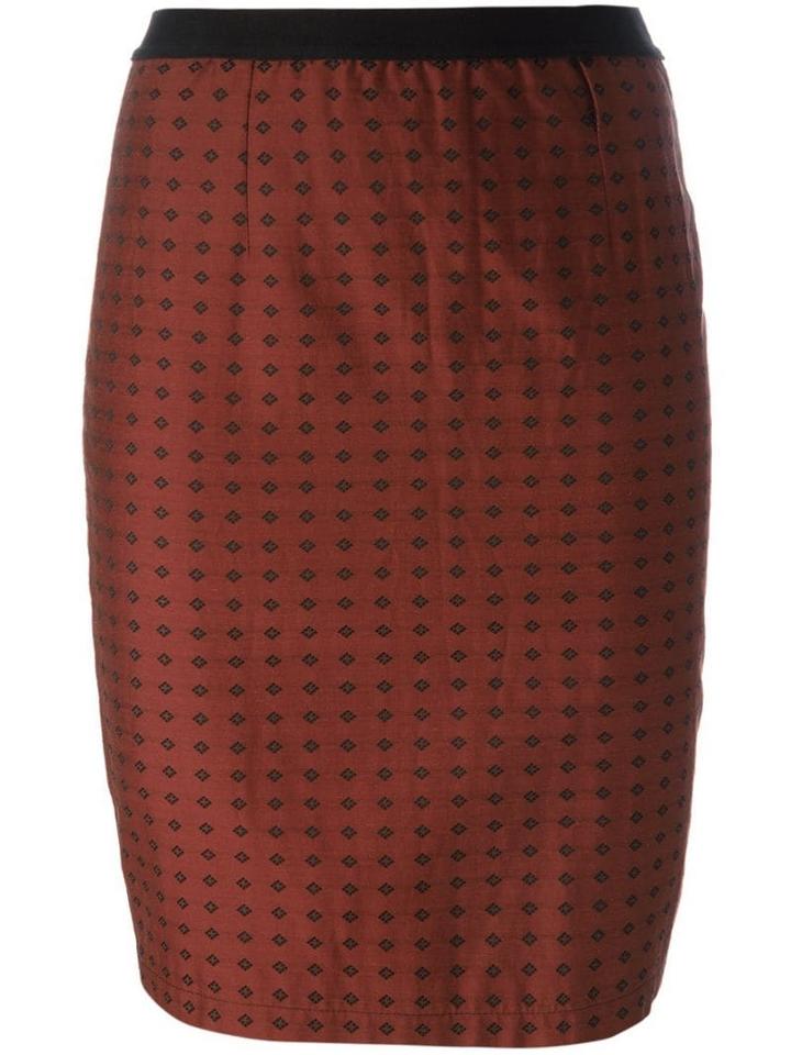 Jean Paul Gaultier Pre-owned Rhombus Print Skirt - Brown