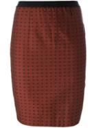 Jean Paul Gaultier Pre-owned Rhombus Print Skirt - Brown