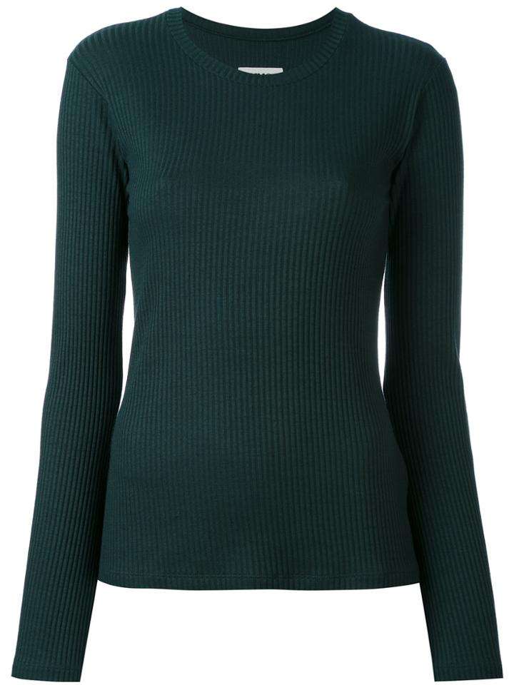 Mm6 Maison Margiela Ribbed Sweater - Green