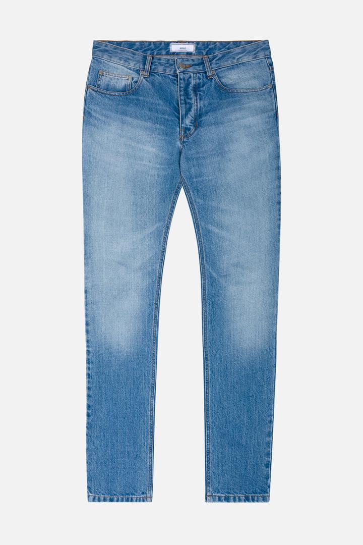 Ami Alexandre Mattiussi Ami Fit Jeans, Men's, Size: 29, Blue, Cotton
