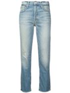 Mother The Tomcat Ankle Jeans - Blue