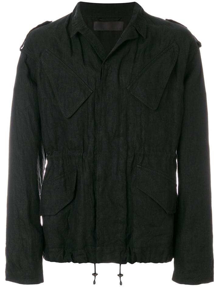 Haider Ackermann Drawstring Waist Jacket - Black