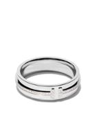 Tiffany & Co 18kt White Gold Tiffany T Two Diamond Narrow Ring -