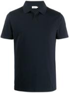 Filippa-k Fitted Buttonless Polo Shirt - Blue