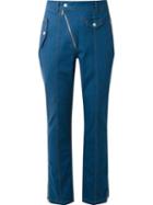 Amapô Seam Detail Straight Jeans, Men's, Size: 38, Blue, Cotton/spandex/elastane