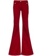 Balmain Bootcut Jeans - Red