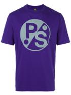 Ps By Paul Smith Logo Print T-shirt, Men's, Size: Large, Pink/purple, Cotton