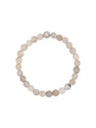 Nialaya Jewelry Faceted Bead Bracelet - Grey