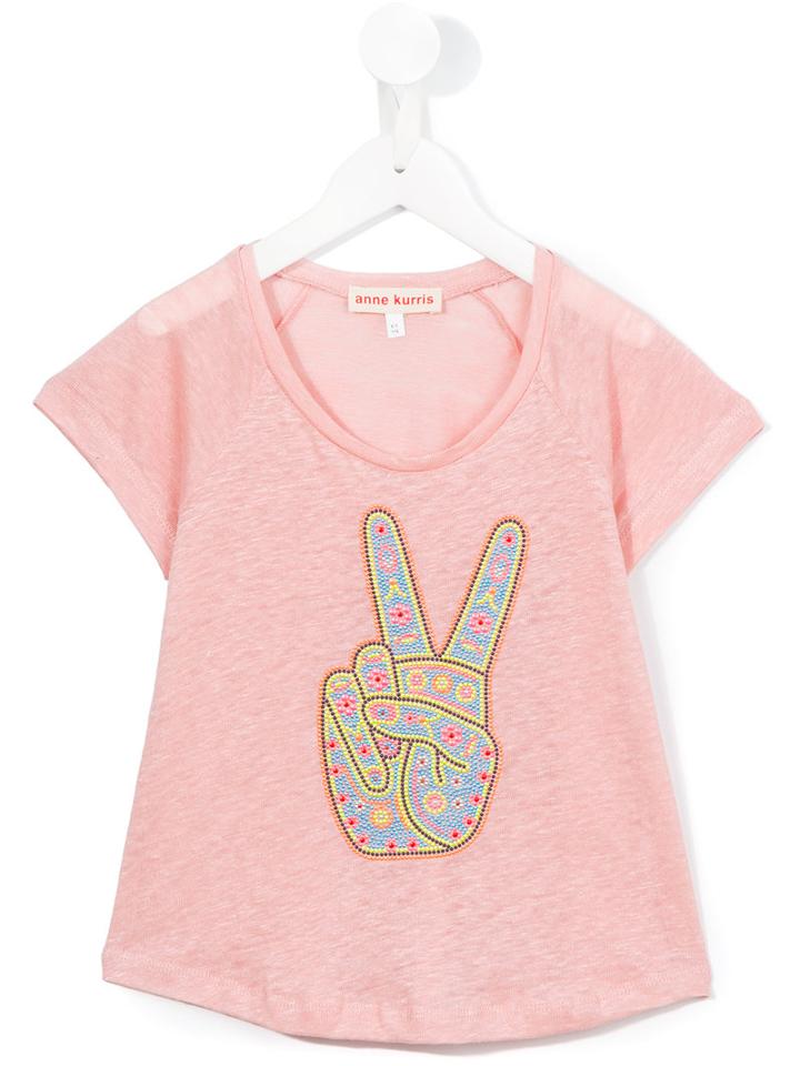 Anne Kurris Spice Peace T-shirt, Girl's, Size: 8 Yrs, Pink/purple