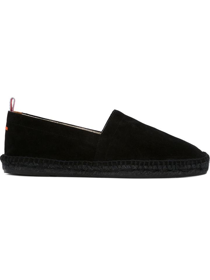 Castañer Pablo Espadrilles, Men's, Size: 40, Black, Leather/suede/rubber