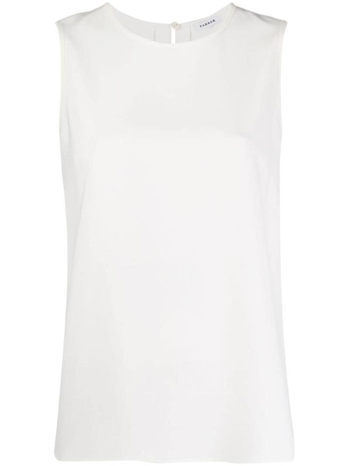 P.a.r.o.s.h. Back Slit Blouse - White