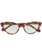 Liu Jo Cat-eye Tinted Sunglasses - Brown