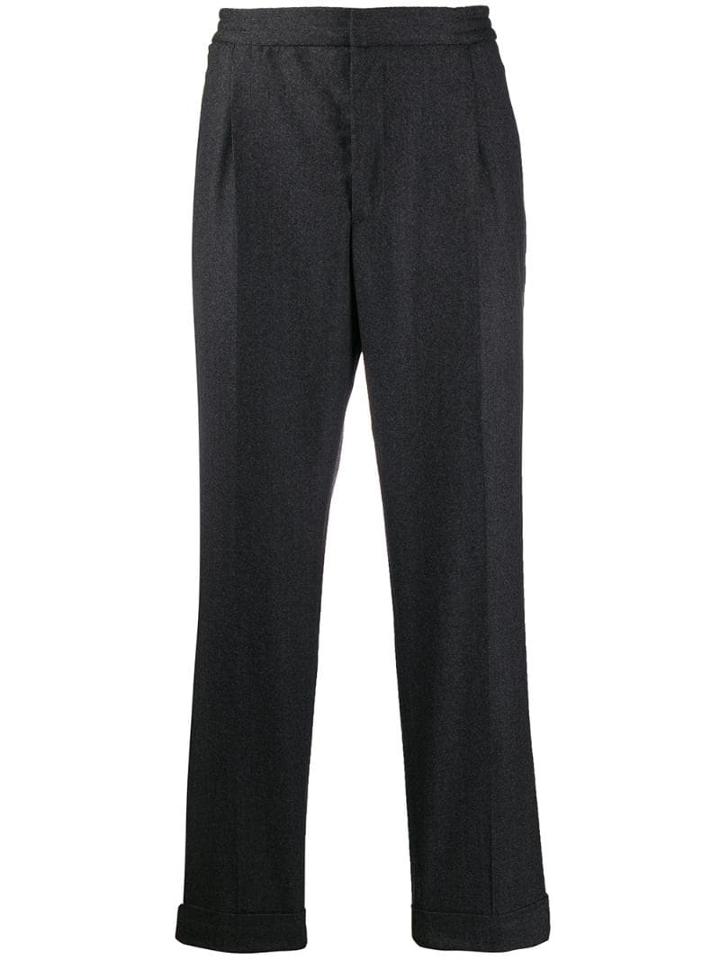 Officine Generale Slim-fit Tailored Trousers - Grey